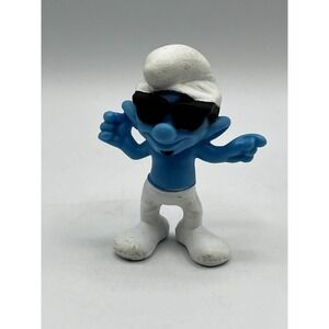 Peyo Toys 2013 Smooth Smurf Figurine McDonalds